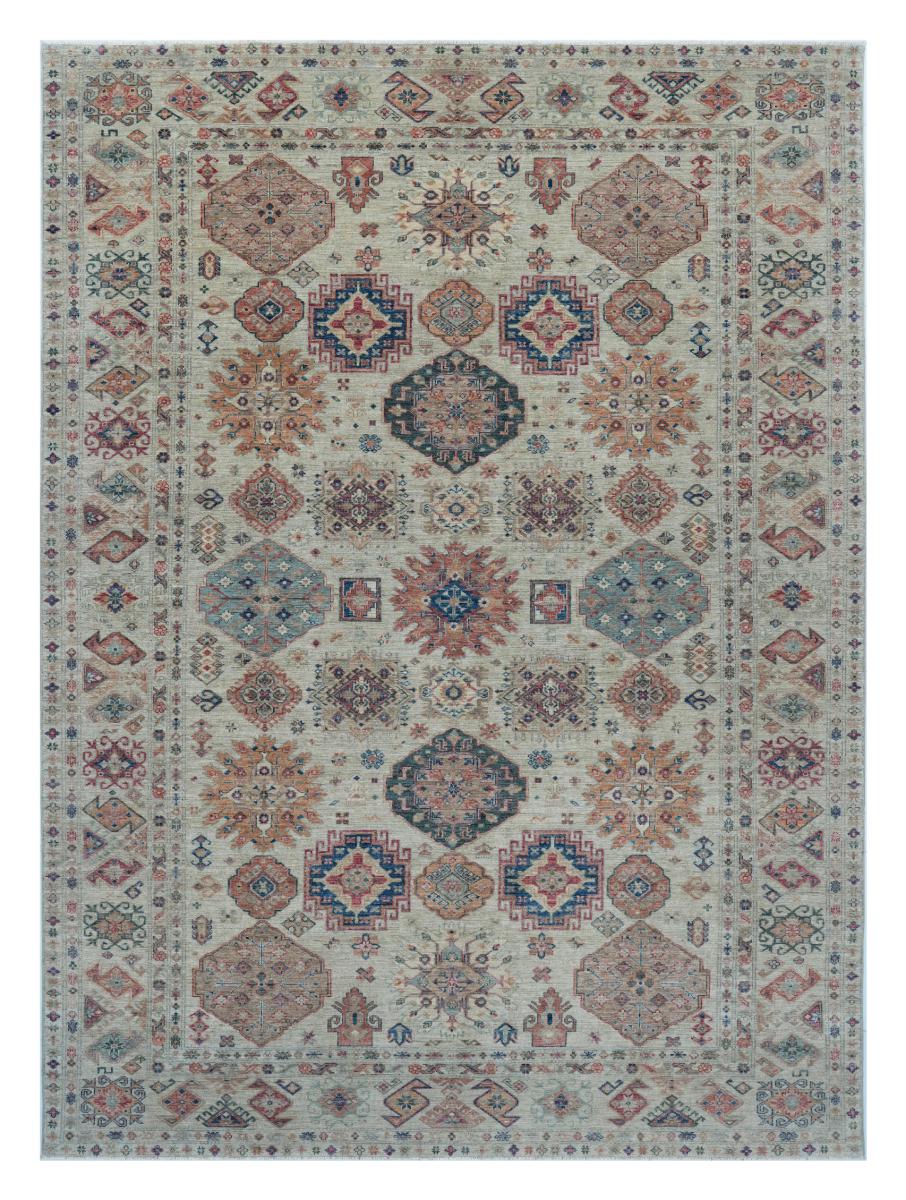 Pakistani rug Kazak 12'2"x8'11" 12'2"x8'11", Persian rug Hand-knotted