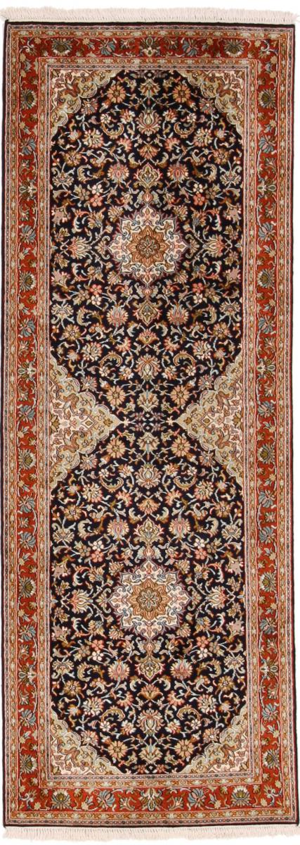 Indo rug Kashmir Silk 210x76 210x76, Persian Rug Knotted by hand