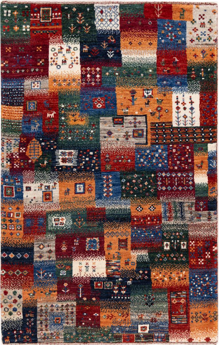 Perzisch tapijt Perzisch Gabbeh Loribaft Tabiibaft 125x82 125x82, Perzisch tapijt Handgeknoopte