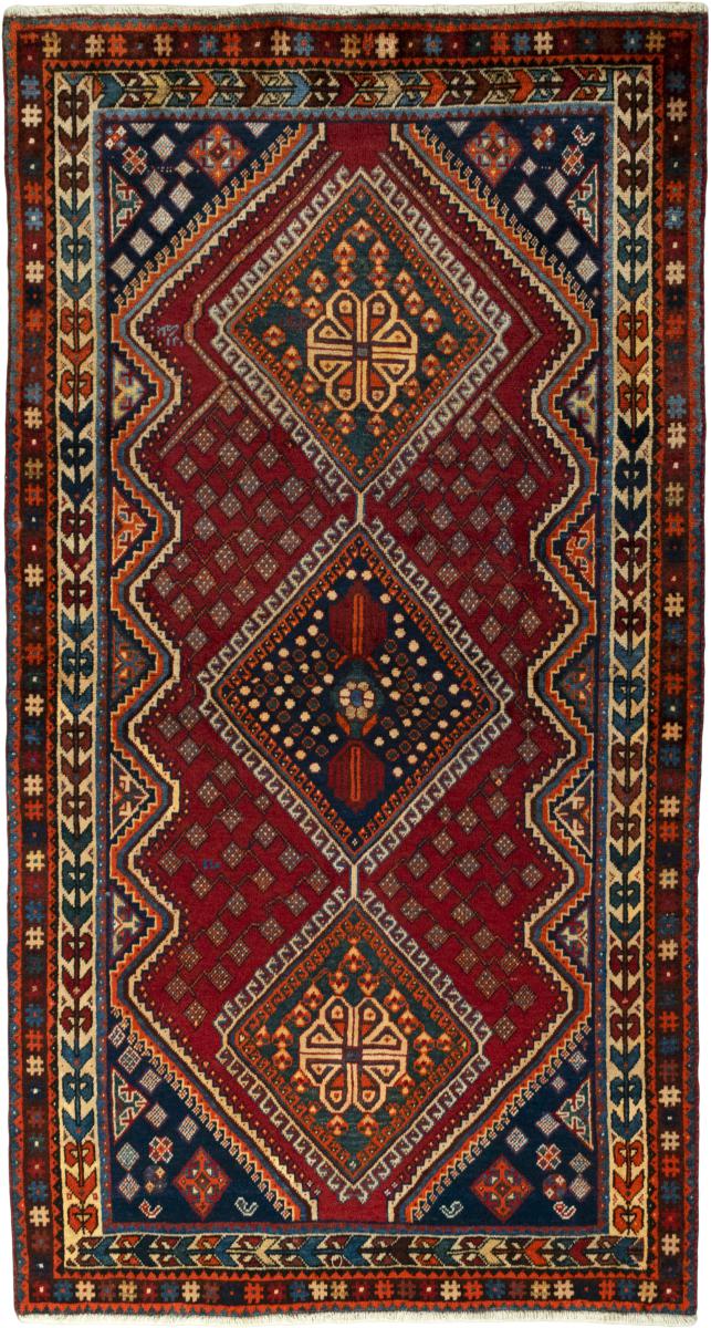 Tapis persan Shiraz 223x119 223x119, Tapis persan Noué à la main