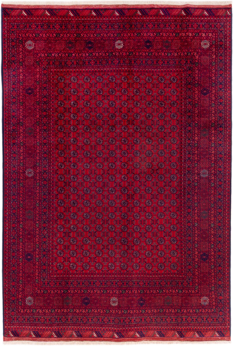Afghansk teppe Afghan Mauri 289x199 289x199, Persisk teppe Håndknyttet