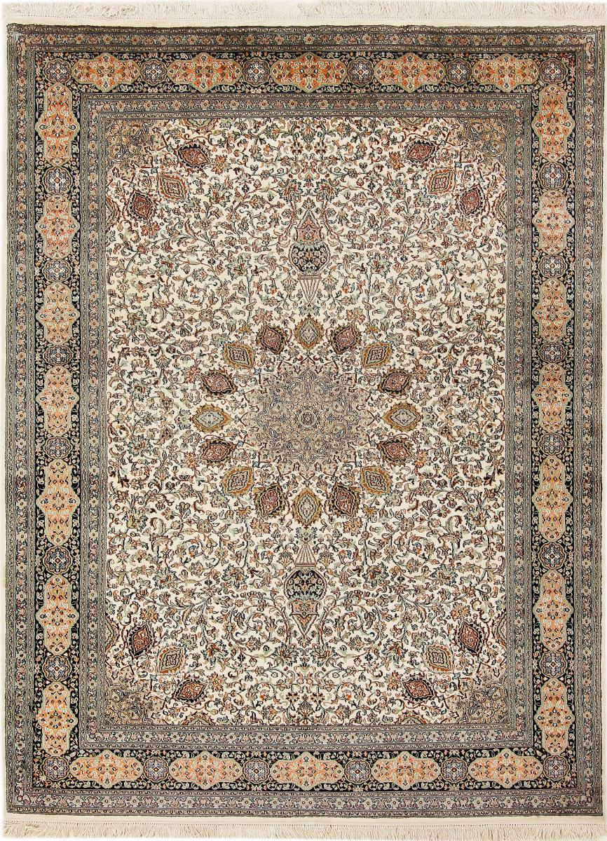 Tapete indiano Kashmir Seda 211x157 211x157, Tapete persa Atado à mão