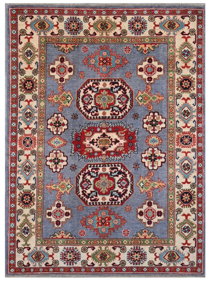 Afghan rug Kazak Darya 202x148 202x148, Persian Rug Knotted by hand