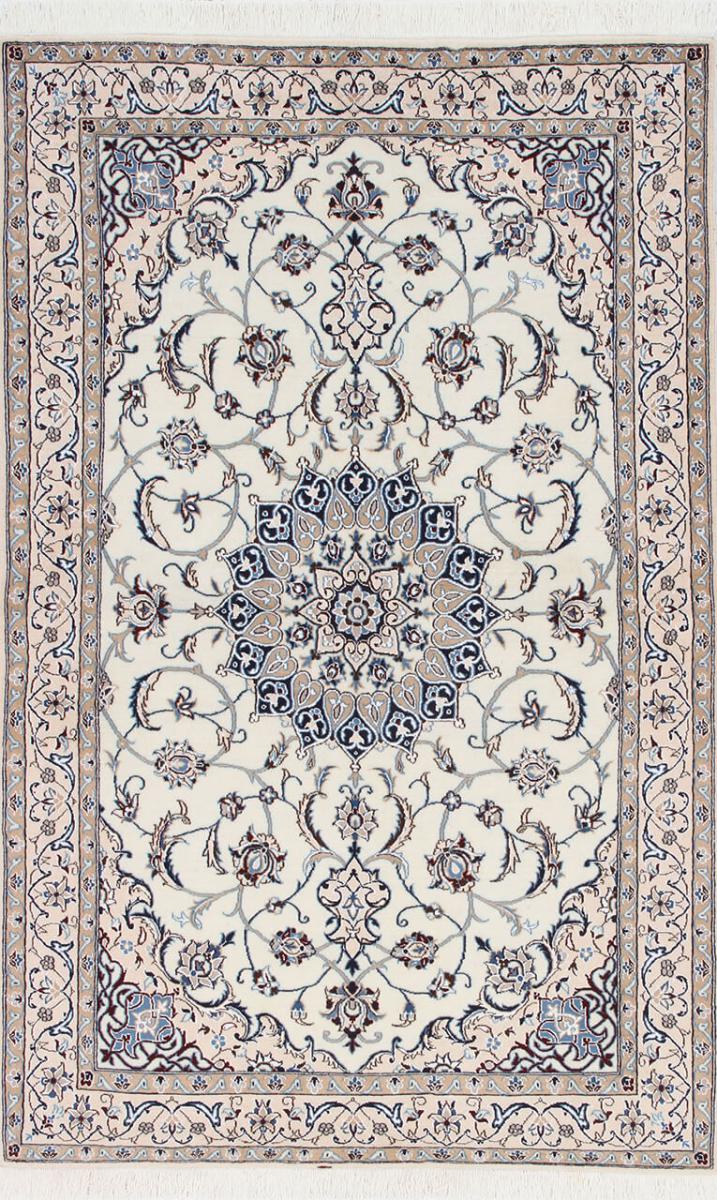 Persialainen matto Nain 9La 203x127 203x127, Persialainen matto Solmittu käsin