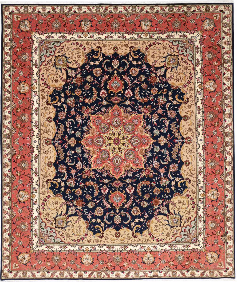 Tapete persa Tabriz 50Raj 296x251 296x251, Tapete persa Atado à mão