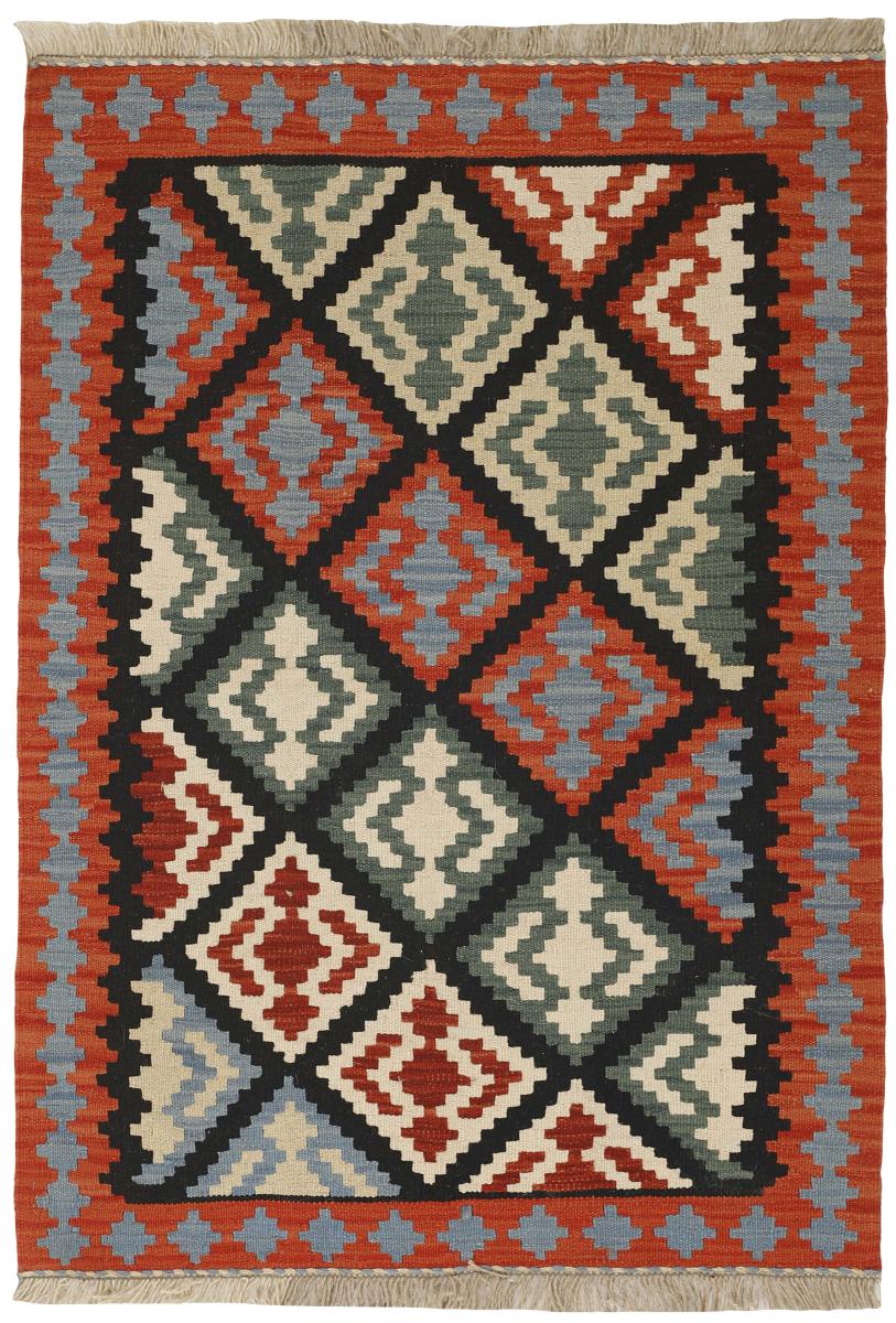 Tapete persa Kilim Fars 145x102 145x102, Tapete persa Tecido à mão