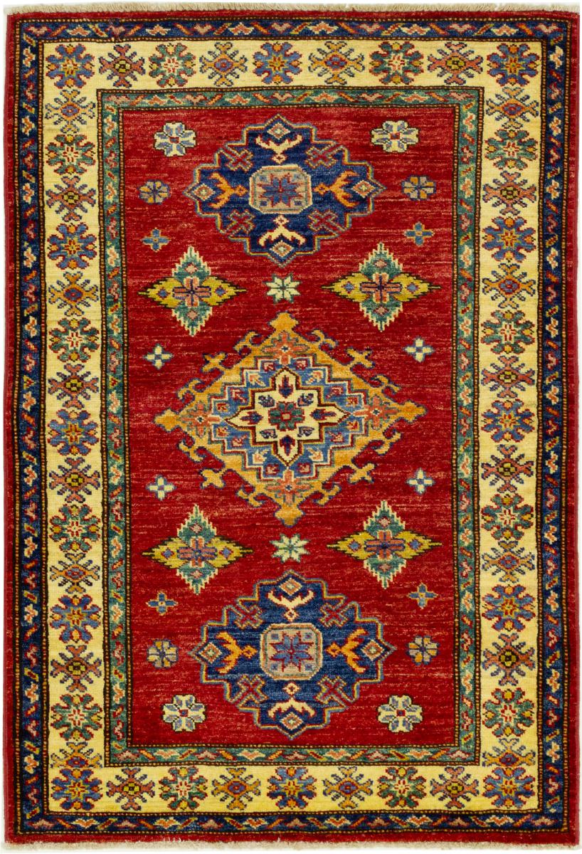 Afghan rug Super Kazak 122x82 122x82, Persian Rug Knotted by hand