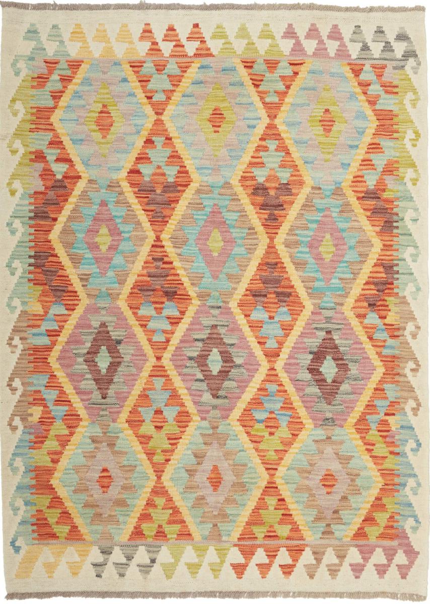 Tapete afegão Kilim Afegão 174x128 174x128, Tapete persa Tecido à mão