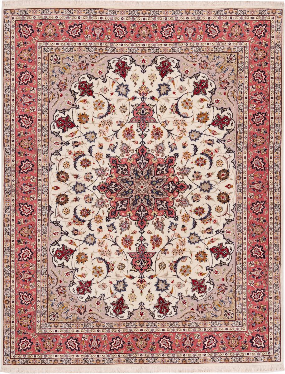 Tappeto persiano Tabriz 50Raj 203x158 203x158, Tappeto persiano Annodato a mano