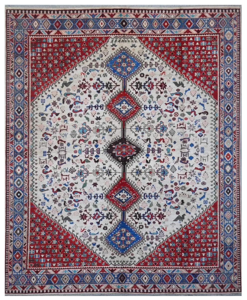 Tappeto Afgano Kazak Darya 302x251 302x251, Tappeto persiano Annodato a mano