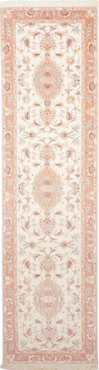 Tappeto persiano Tabriz 60Raj Ordito in Seta 323x86 323x86, Tappeto persiano Annodato a mano