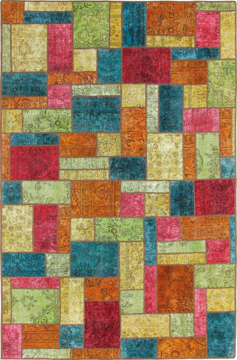 Tapete persa Patchwork 300x195 300x195, Tapete persa Atado à mão