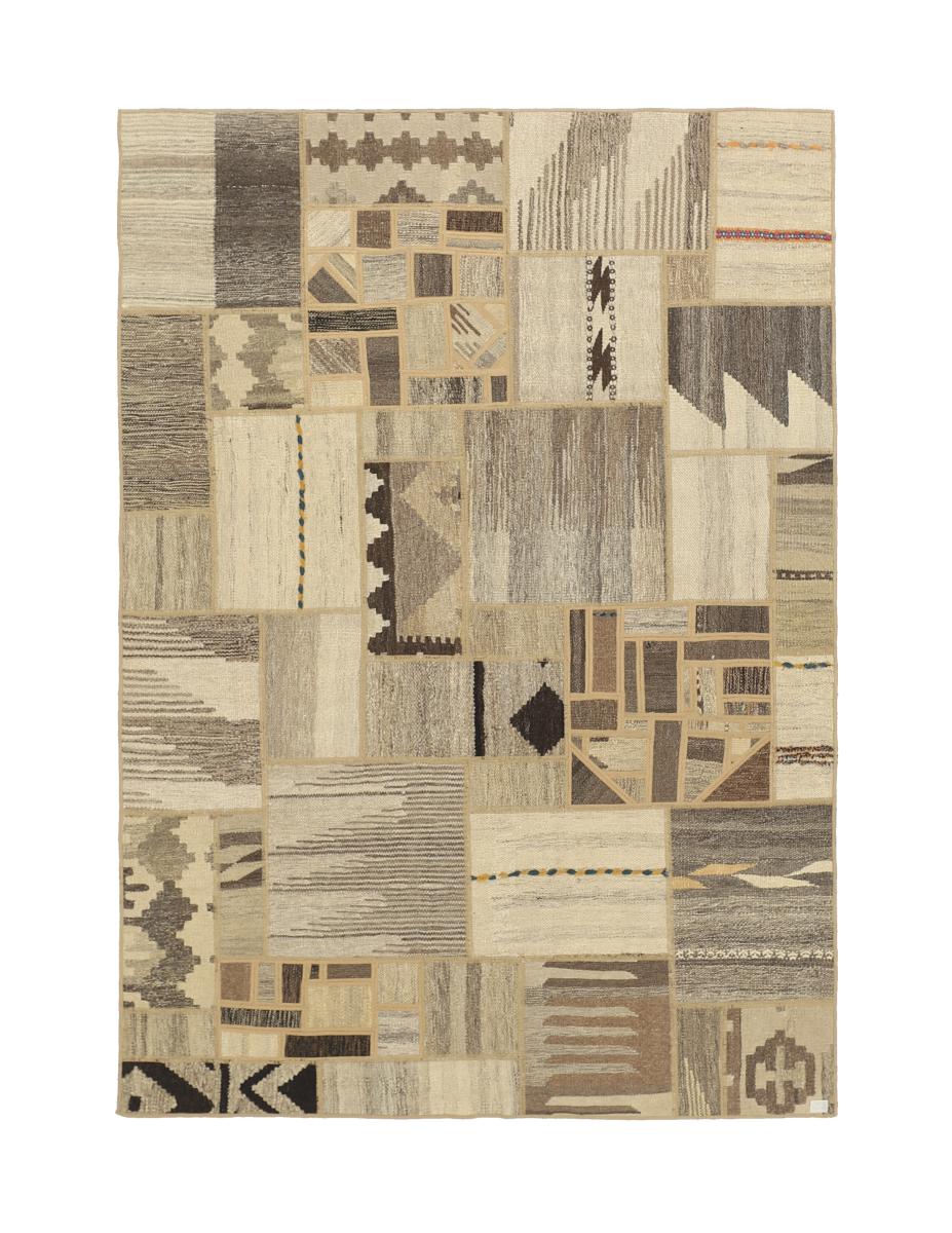 Persian Rug Kilim Patchwork 199x139 199x139, Persian Rug Woven by hand