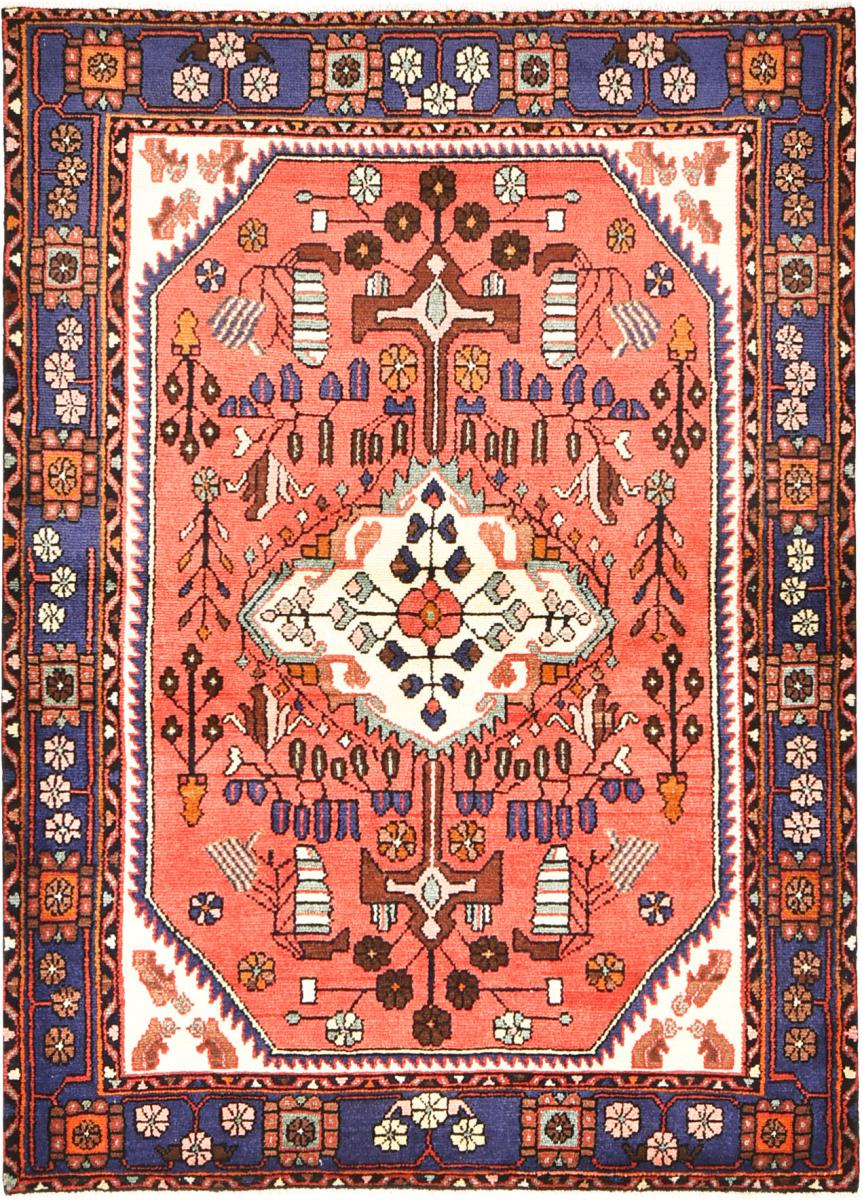 Persian Rug Nahavand 6'3"x4'5" 6'3"x4'5", Persian Rug Knotted by hand