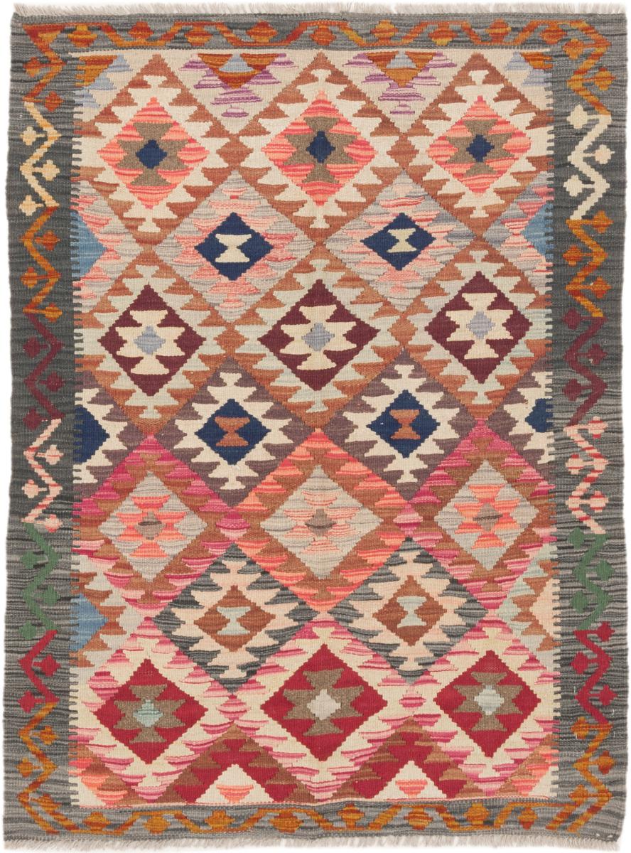 Tapete afegão Kilim Afegão 140x106 140x106, Tapete persa Tecido à mão