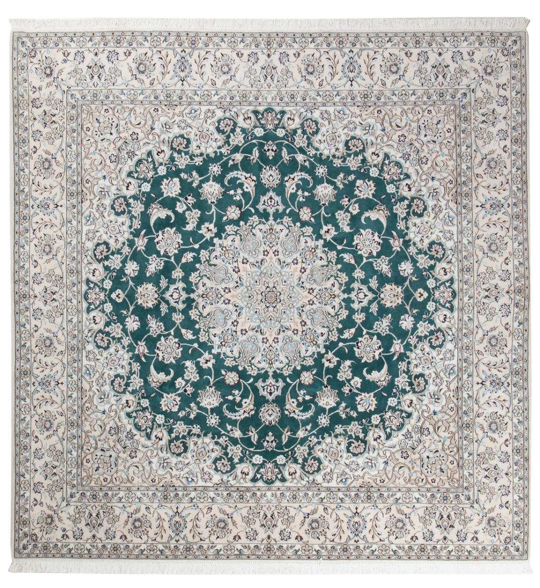 Persialainen matto Nain 9La 256x251 256x251, Persialainen matto Solmittu käsin