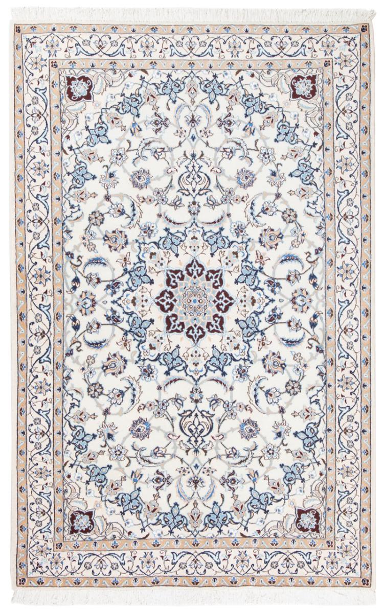 Persialainen matto Nain 9La 205x129 205x129, Persialainen matto Solmittu käsin