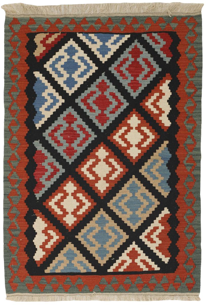 Tapete persa Kilim Fars 147x104 147x104, Tapete persa Tecido à mão