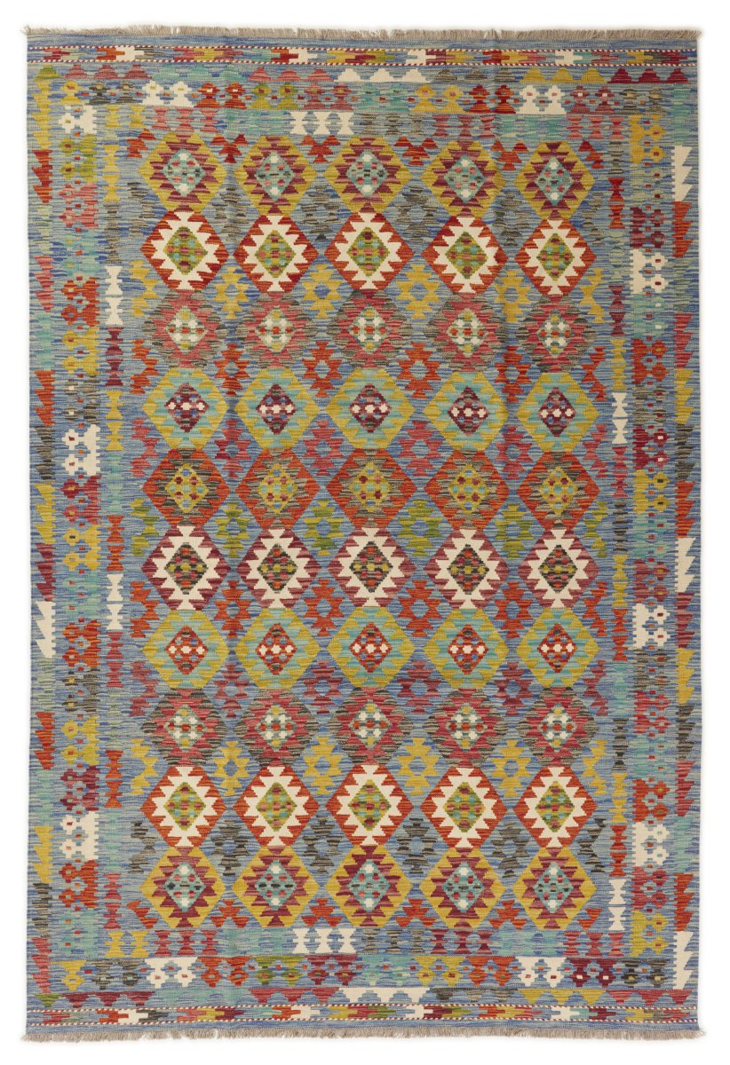 Tapis afghan Kilim Afghan 297x199 297x199, Tapis persan Tissé à la main