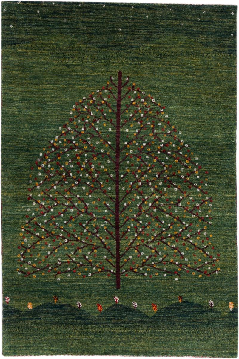 Tapis persan Persan Gabbeh Loribaft Atelier 159x107 159x107, Tapis persan Noué à la main
