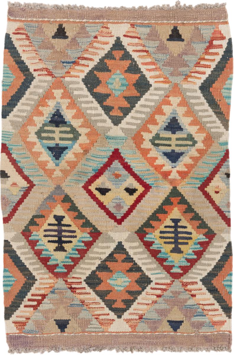 Tapete afegão Kilim Afegão 90x62 90x62, Tapete persa Tecido à mão