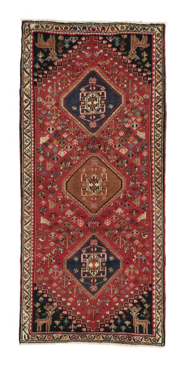 Perzisch tapijt Shiraz 163x72 163x72, Perzisch tapijt Handgeknoopte