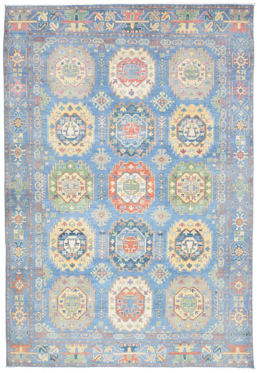 Afghan rug Kazak 291x199 291x199, Persian Rug Knotted by hand