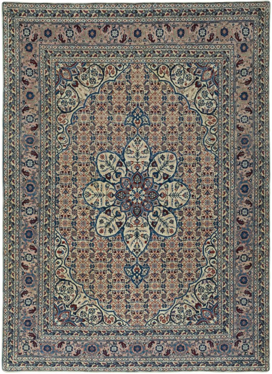 Tapete persa Tabriz Velho 195x140 195x140, Tapete persa Atado à mão