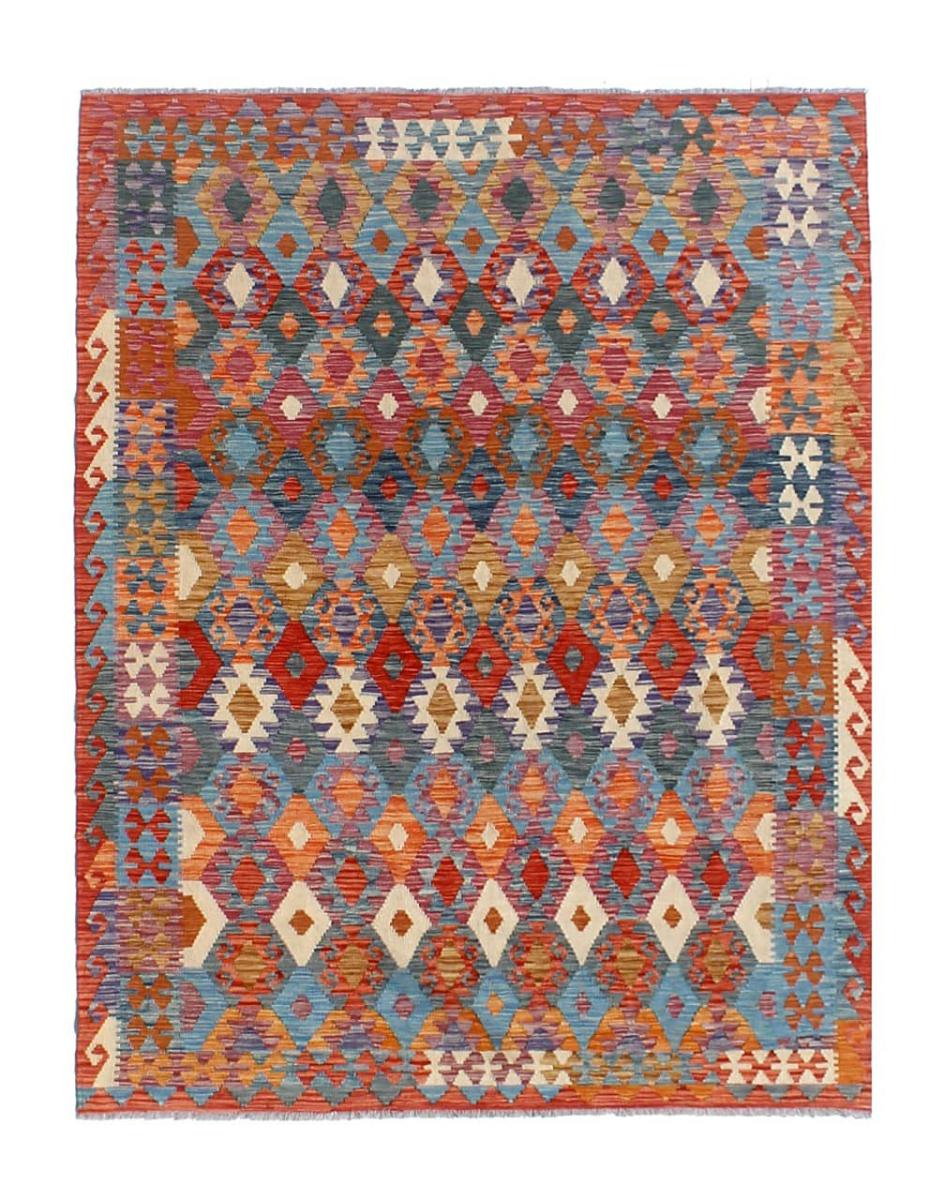Afghan rug Kilim Afghan 8'0"x6'2" 8'0"x6'2", Persian Rug Woven by hand