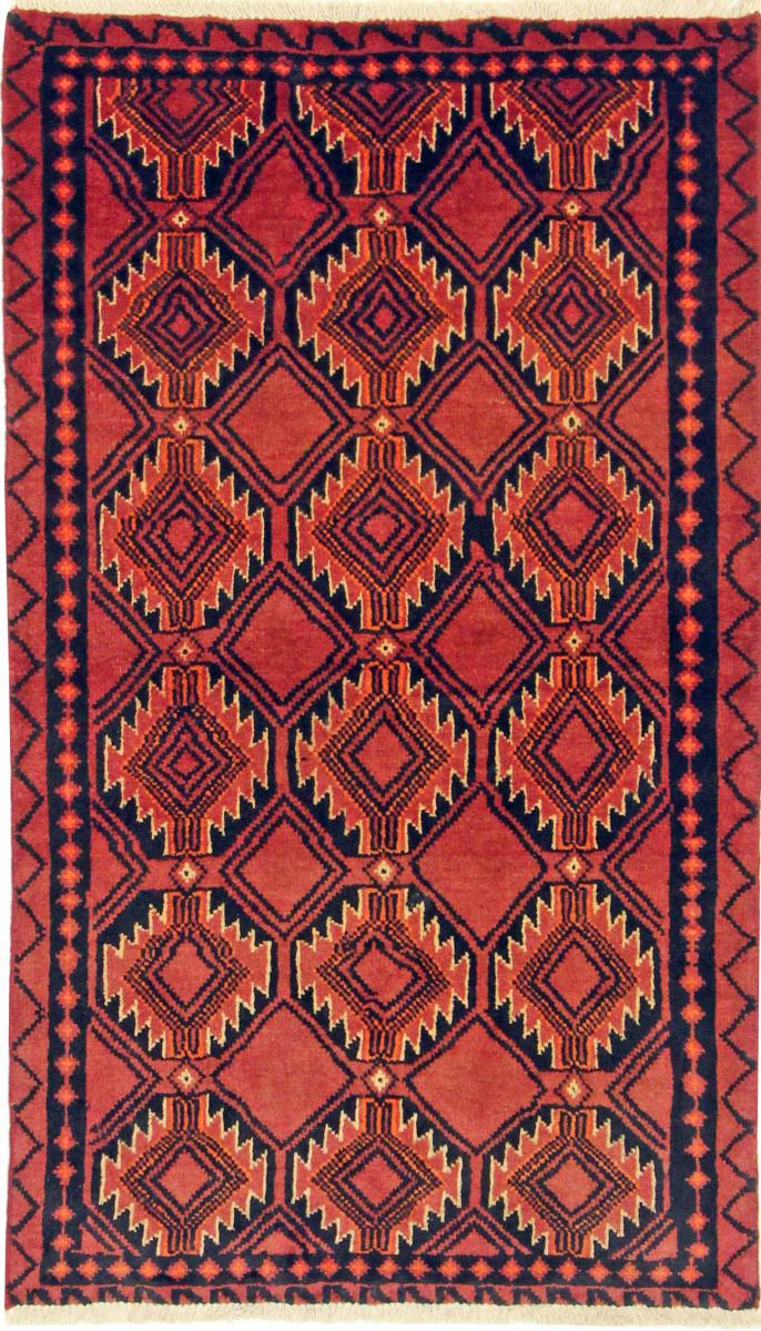 Tapete persa Balúchi 156x91 156x91, Tapete persa Atado à mão