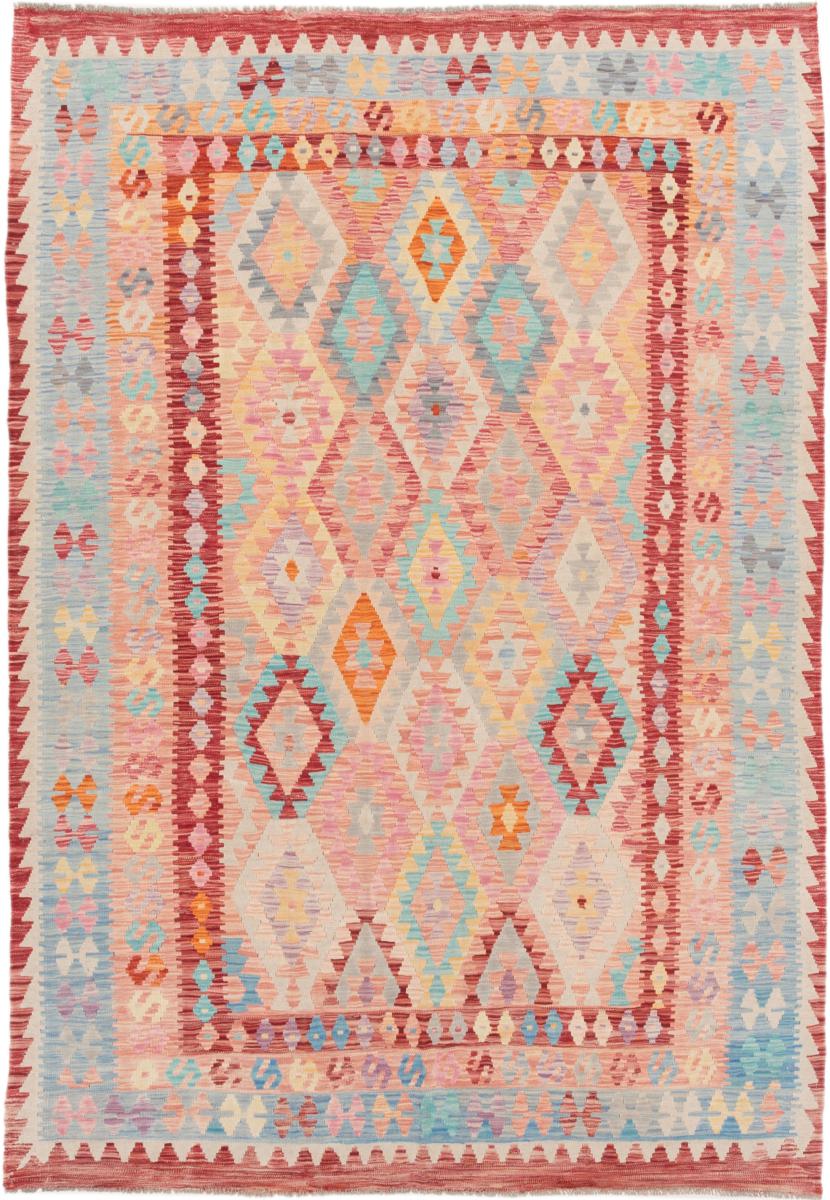 Tapete afegão Kilim Afegão 291x204 291x204, Tapete persa Tecido à mão