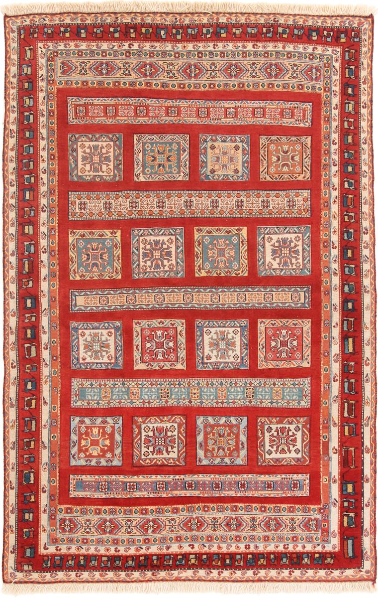 Tapete persa Kilim Soozani Nimbaft 193x127 193x127, Tapete persa Atado à mão