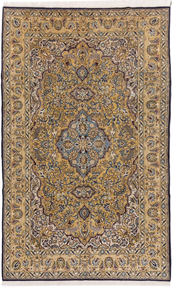 Tapete persa Ghom Antigo 313x196 313x196, Tapete persa Atado à mão