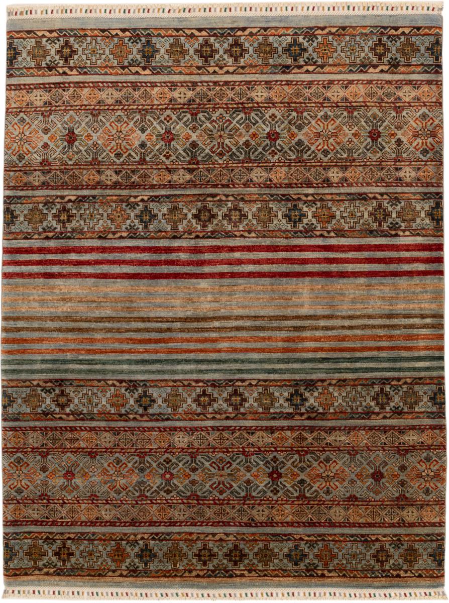 Afghan rug Arijana Shaal 199x152 199x152, Persian Rug Knotted by hand