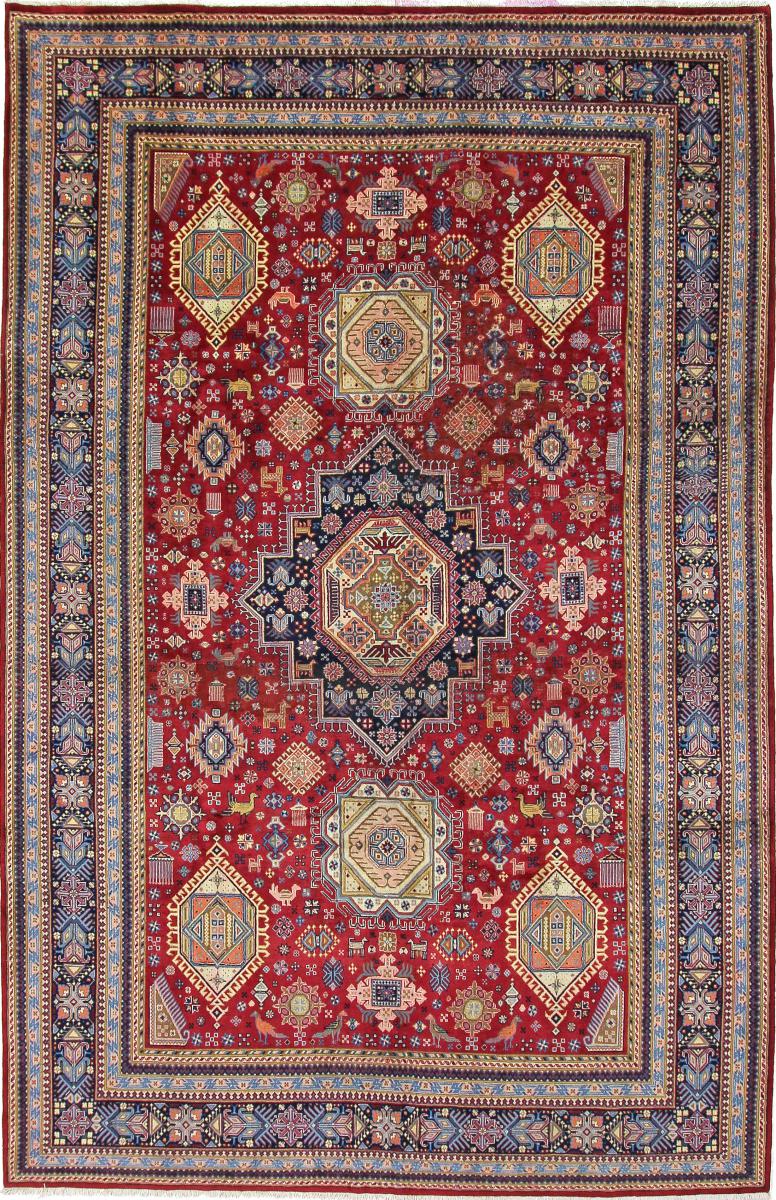 Tapete persa Tabriz 10'2"x6'6" 10'2"x6'6", Tapete persa Atado à mão