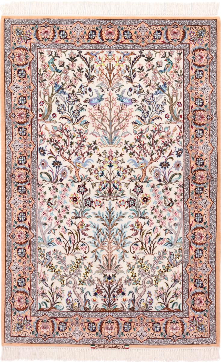 Persian Rug Isfahan Silk Warp 161x110 161x110, Persian Rug Knotted by hand
