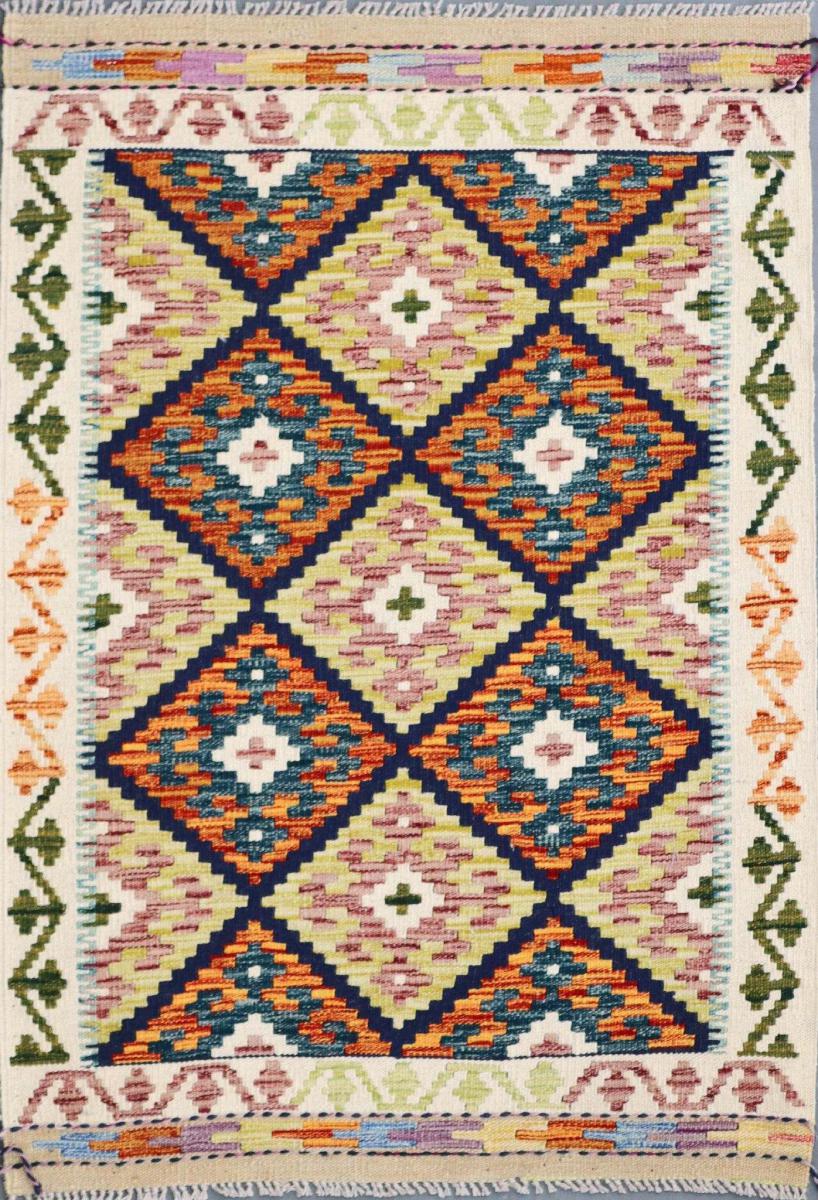 Tapete afegão Kilim Afegão 126x87 126x87, Tapete persa Tecido à mão