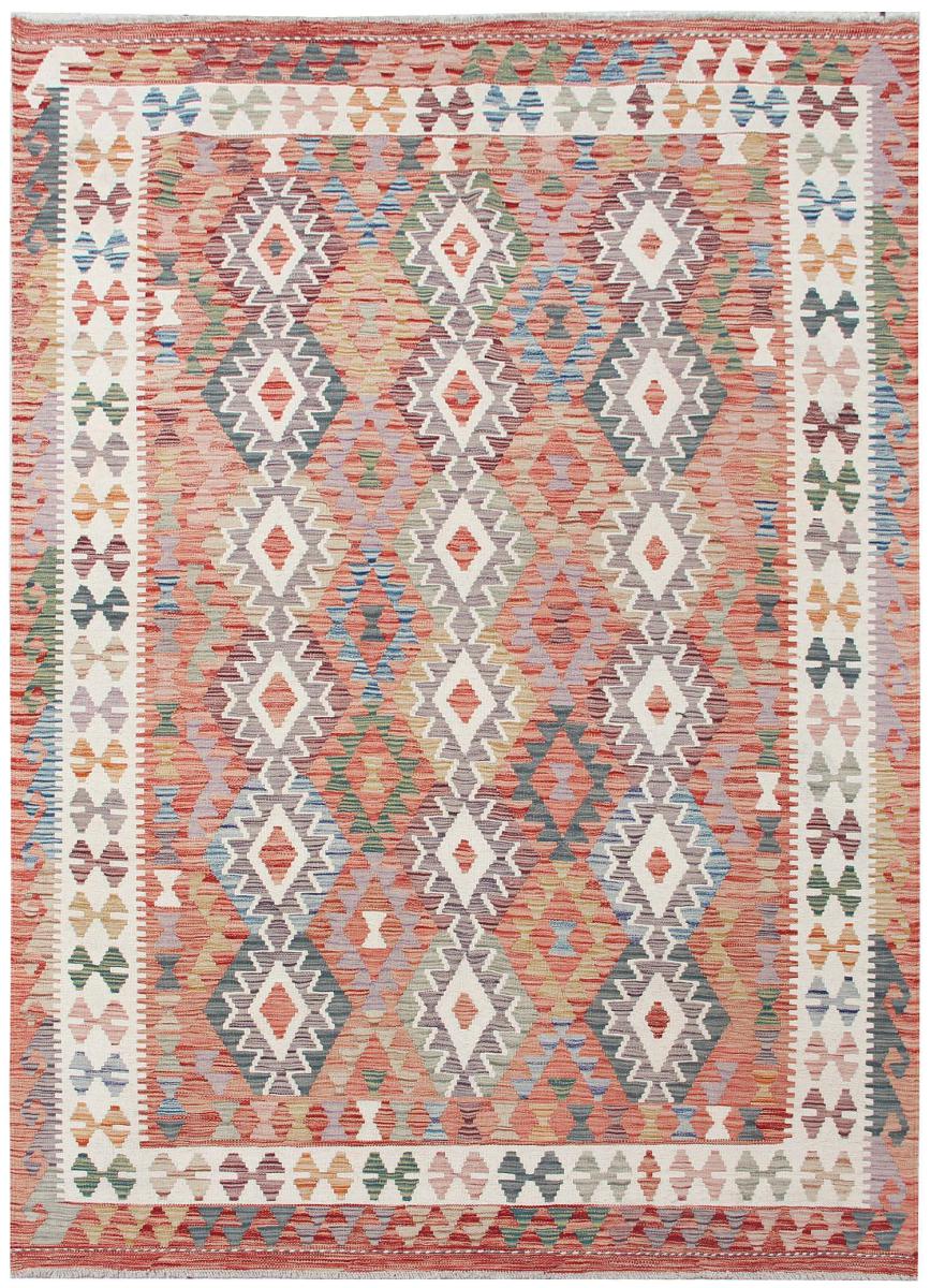 Tapete afegão Kilim Afegão 250x181 250x181, Tapete persa Tecido à mão