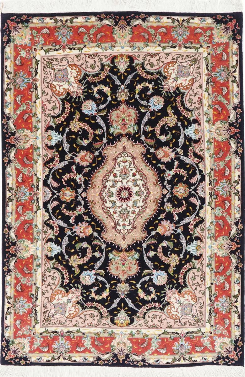 Tapete persa Tabriz 50Raj 5'1"x3'5" 5'1"x3'5", Tapete persa Atado à mão