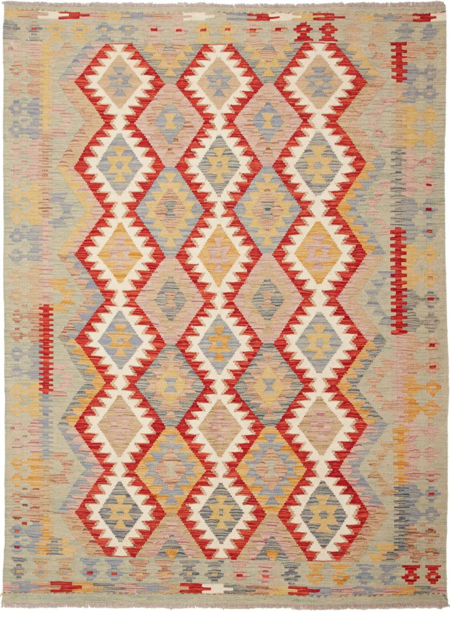 Tapete afegão Kilim Afegão 202x151 202x151, Tapete persa Tecido à mão