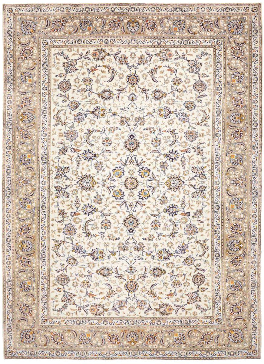 Persian Rug Keshan 12'7"x9'2" 12'7"x9'2", Persian Rug Knotted by hand