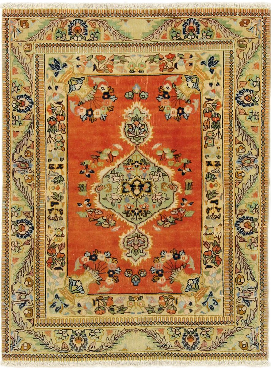 Tapete persa Tabriz Tabatabai 126x94 126x94, Tapete persa Atado à mão