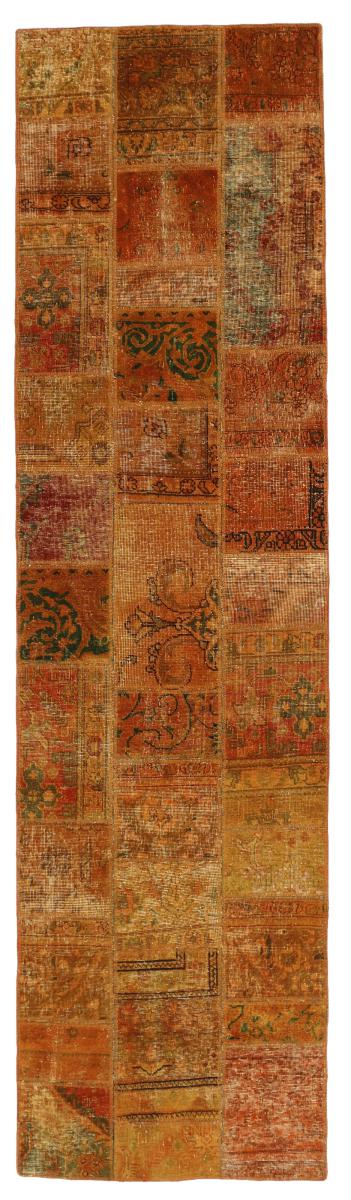 Persian rug Patchwork 305x81 305x81, Persian rug Hand-knotted