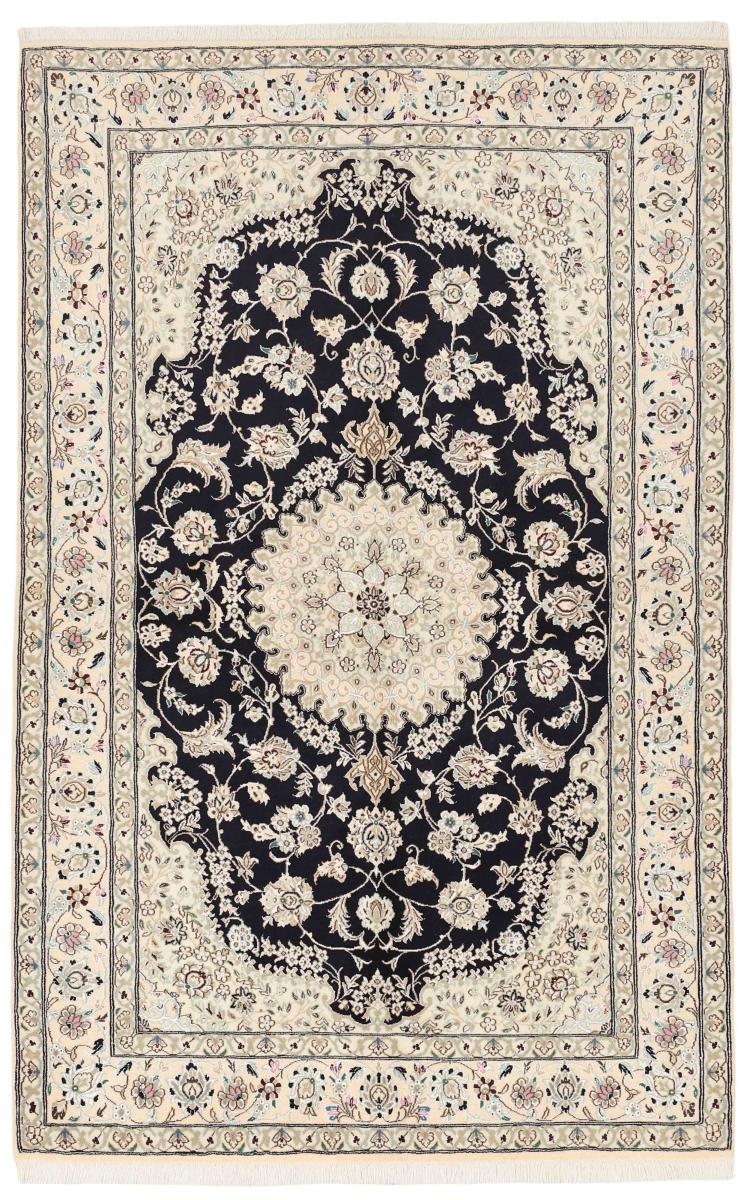 Persisk tæppe Nain 9La 246x159 246x159, Persisk tæppe Knyttet i hånden