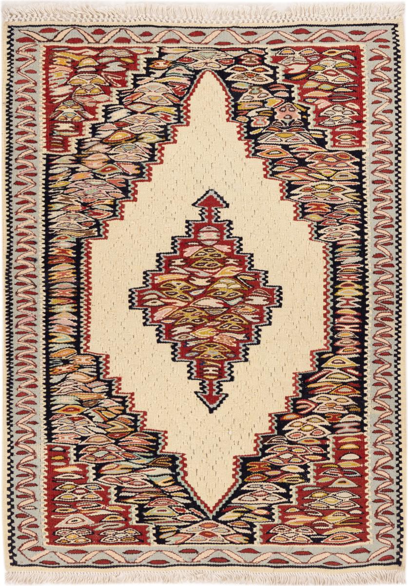 Tapete persa Kilim Senneh 96x71 96x71, Tapete persa Atado à mão