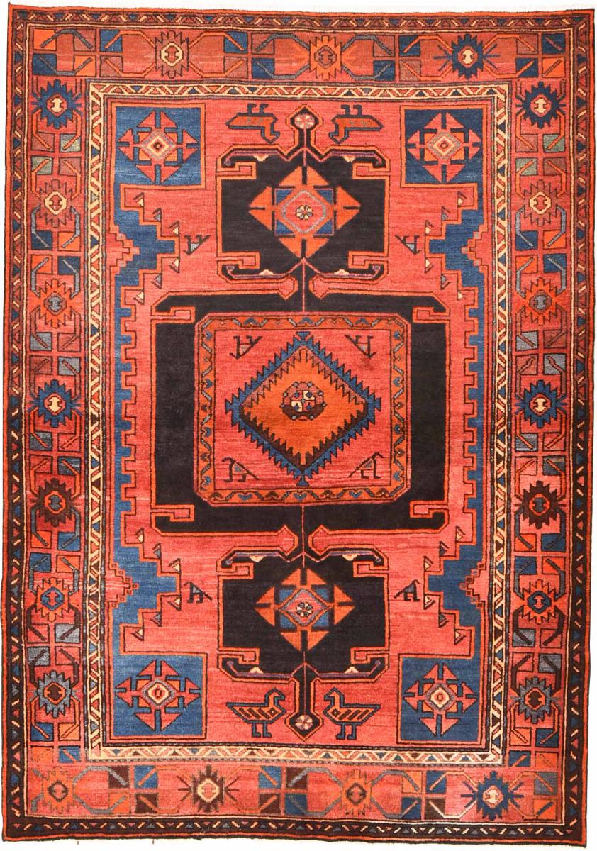 Persian Rug Sandjan 202x142 202x142, Persian Rug Knotted by hand