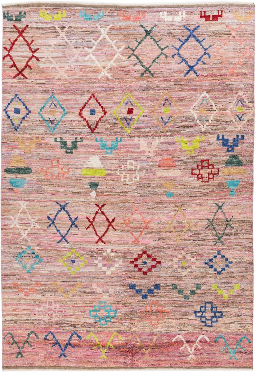 Afghaans tapijt Berbers Maroccan 242x173 242x173, Perzisch tapijt Handgeknoopte
