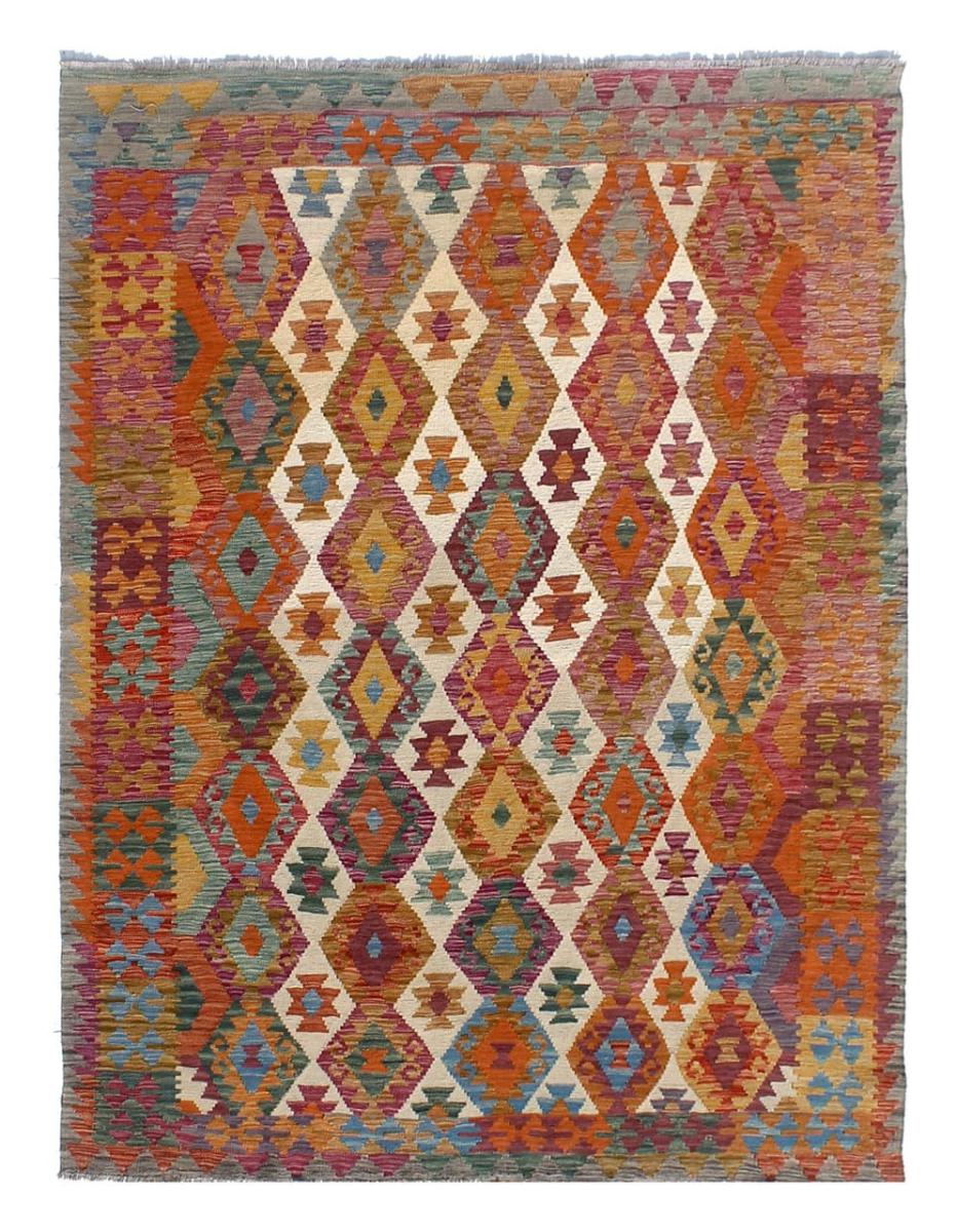 Afghan rug Kilim Afghan 7'11"x5'10" 7'11"x5'10", Persian Rug Woven by hand