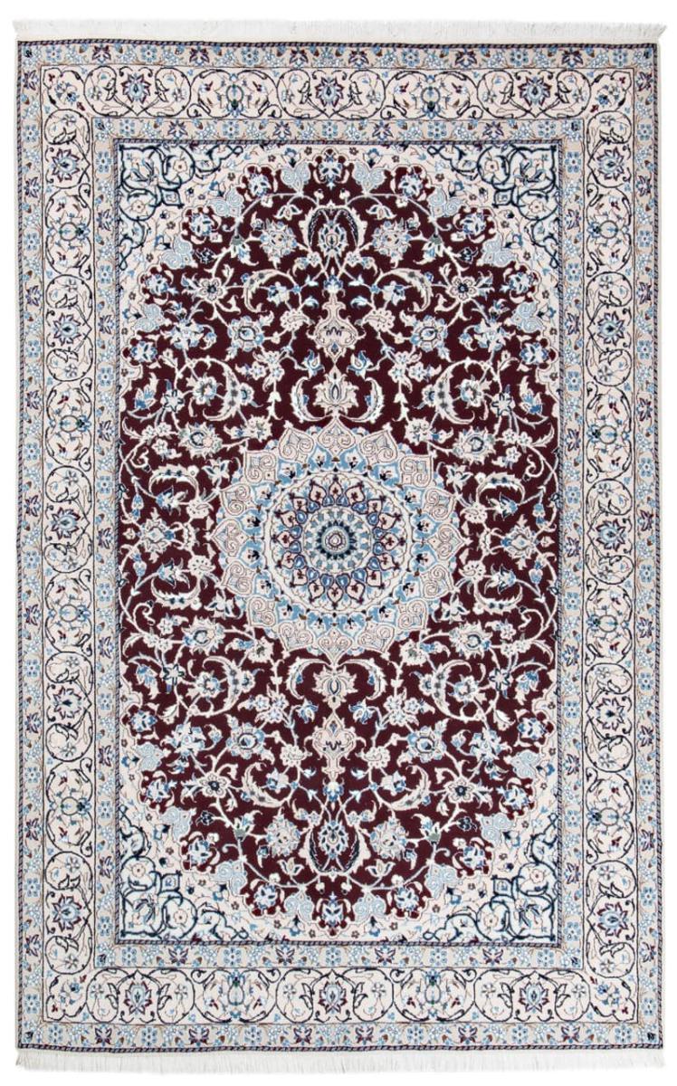  ペルシャ絨毯 ナイン 9La 251x157 251x157,  ペルシャ絨毯 手織り