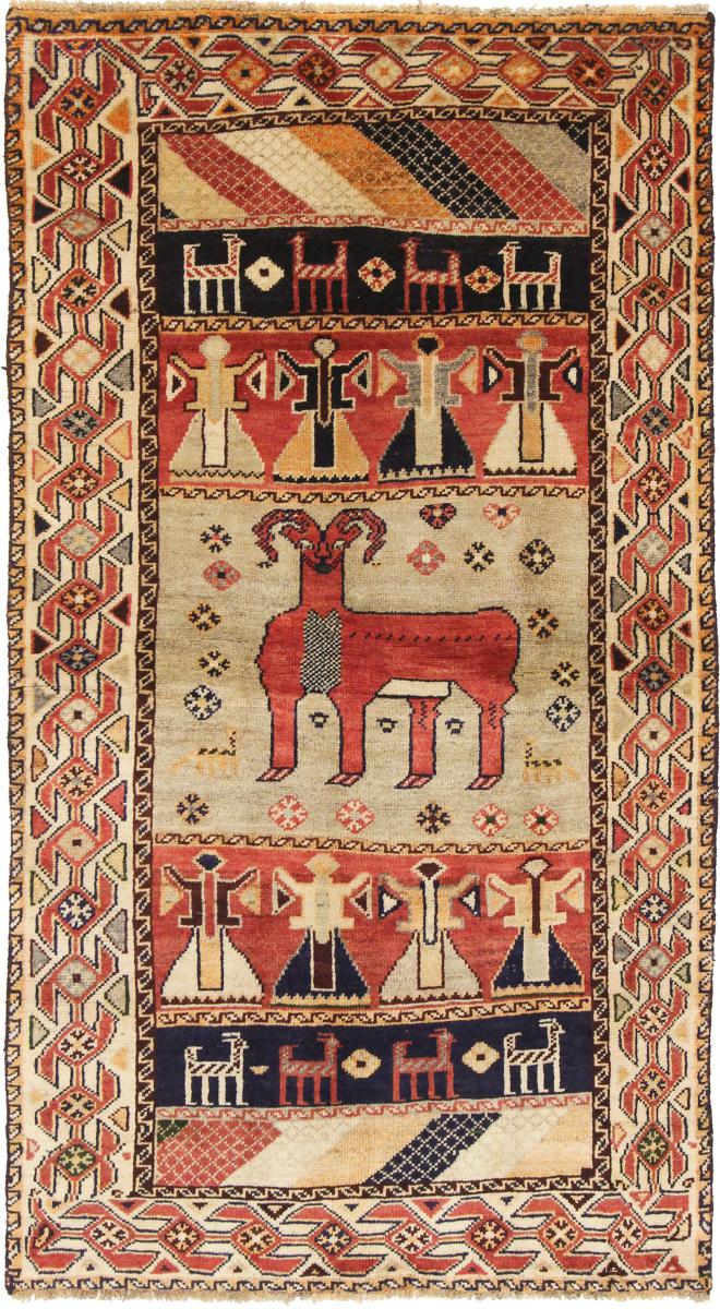 Perzisch tapijt Ghashghai 185x102 185x102, Perzisch tapijt Handgeknoopte